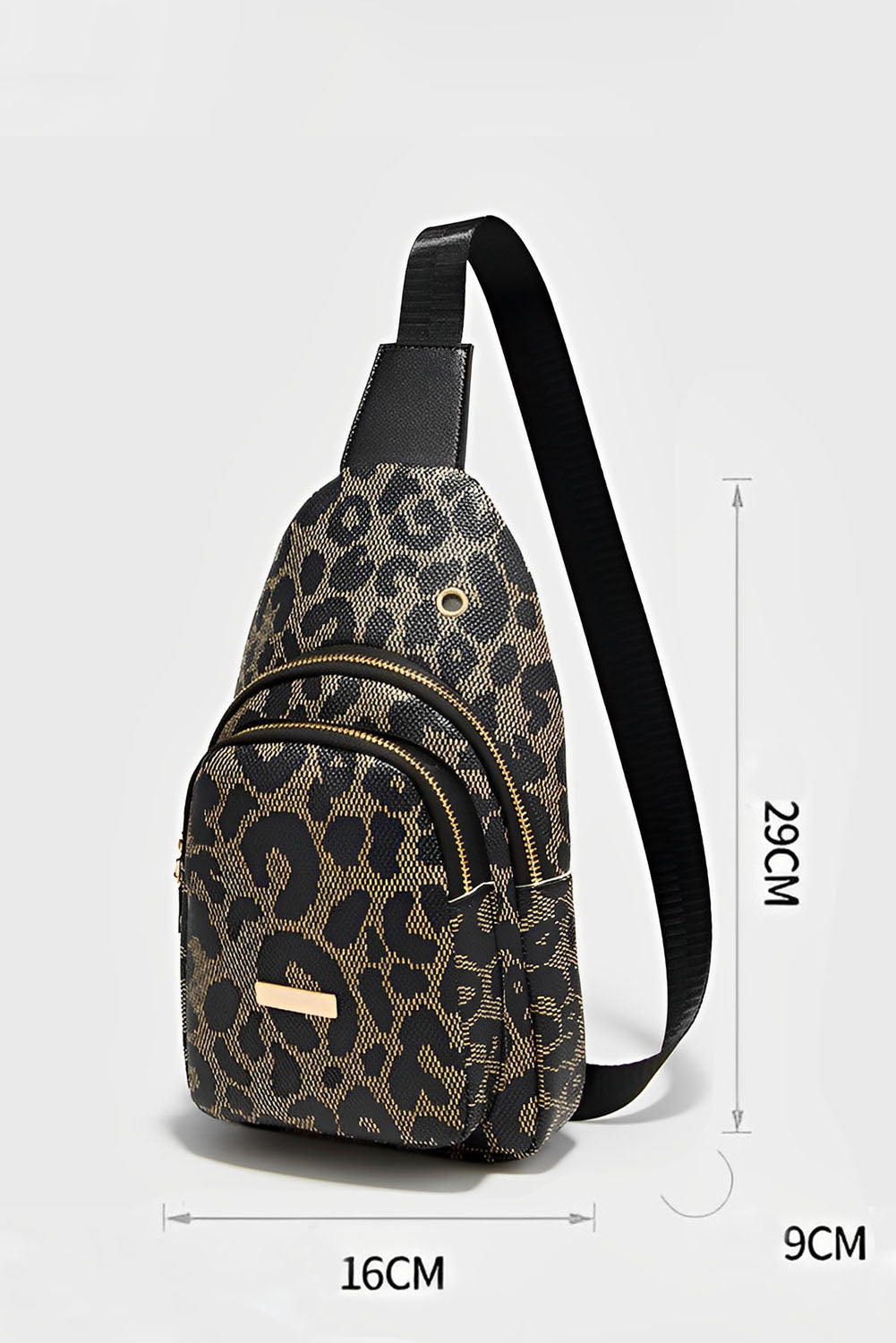 Leopard Print Sling Bag