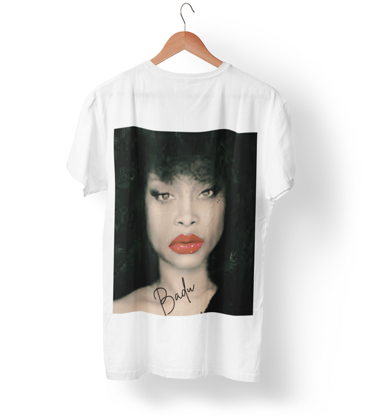 Badu Graphic Tee for Music Fans Bold Statement Tee