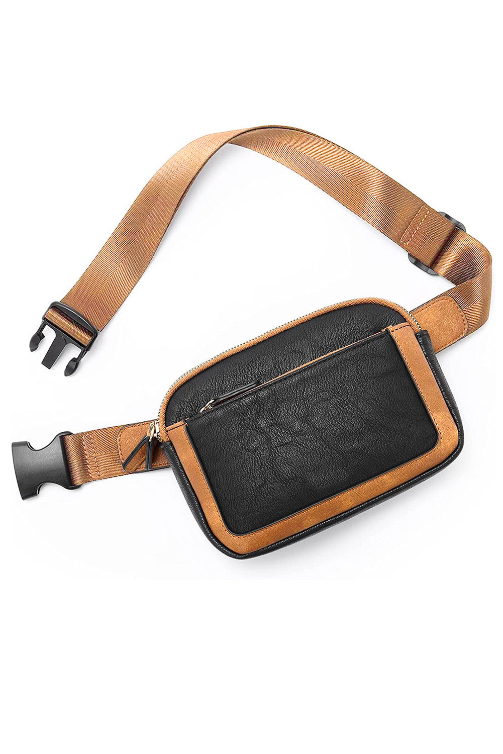 Mini Crossbody Bag w/ Adjustable Strap Black